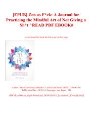 The Practicing Mind Epub